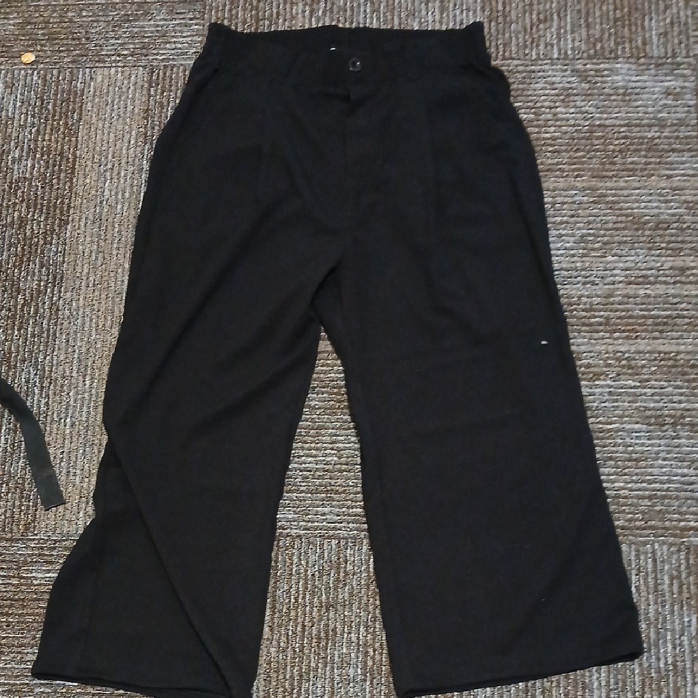 Black Wide-Leg Pants